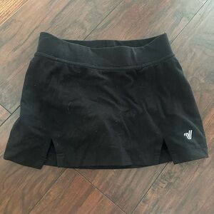 Black Varsity Skirt